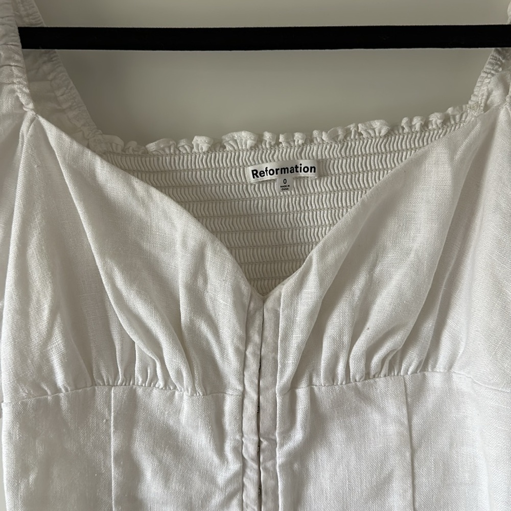 Reformation Rome Linen Top - Picture 3 of 4